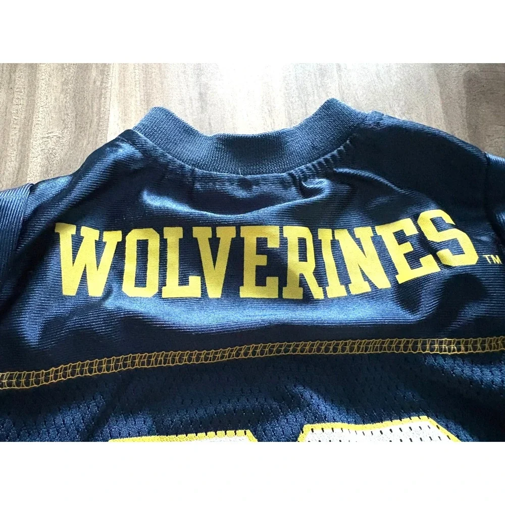 Michigan Wolverines Dog Jersey Blue‎